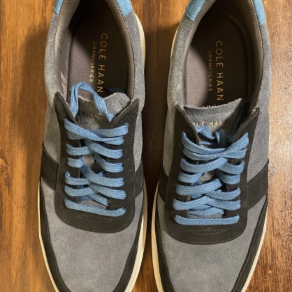 Cole Haan GrandPro Rally Court Sneaker Size 11M C33973 Blue/Gray/Black